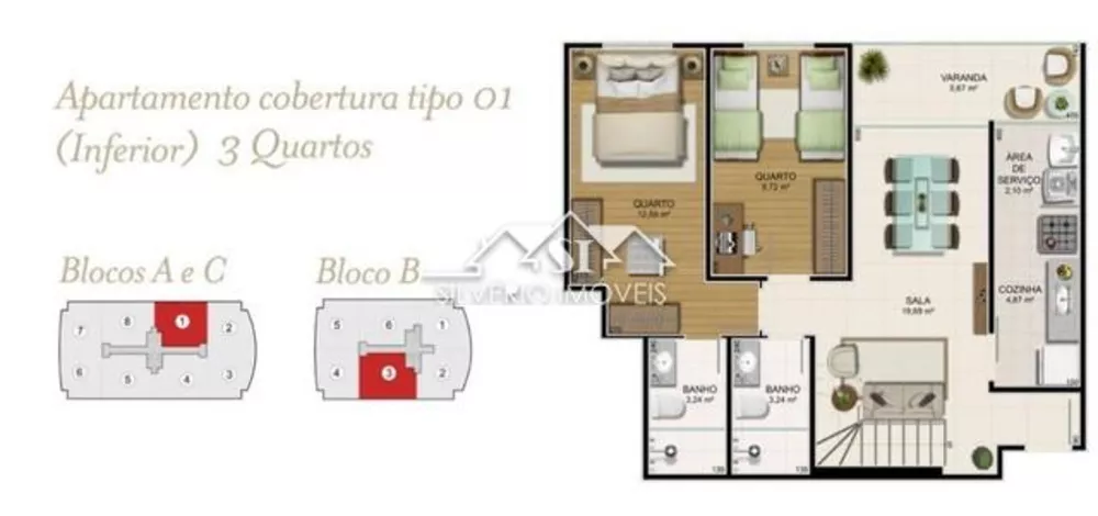 Apartamento, 3 quartos, 140 m² - Foto 7