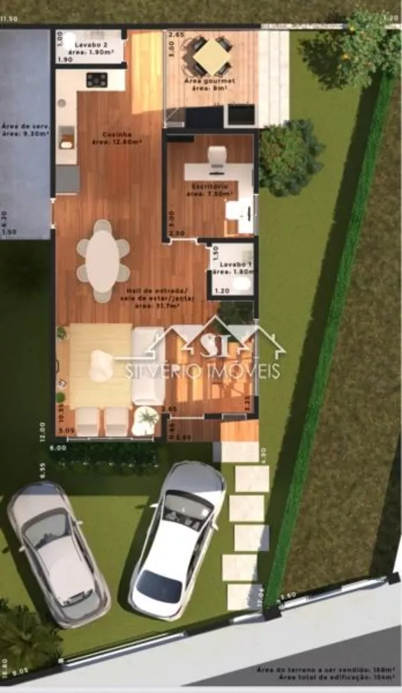 Casa, 4 quartos, 154 m² - Foto 2