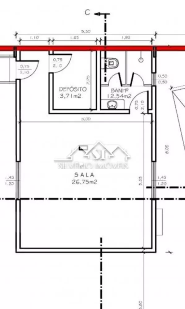 Depósito-Galpão, 535 m² - Foto 7
