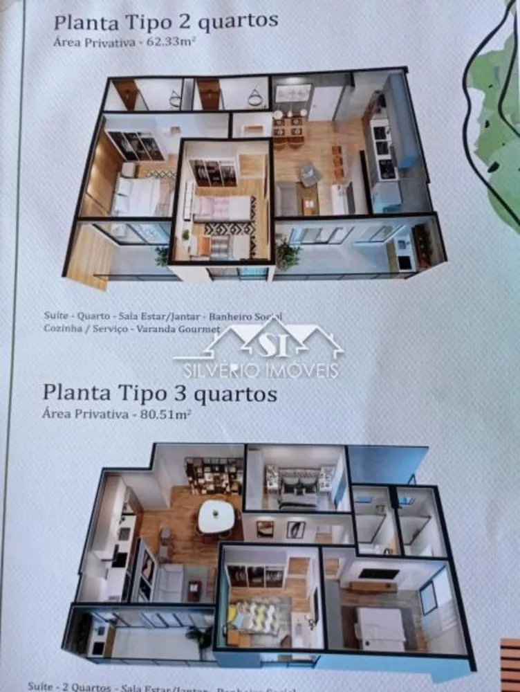 Apartamento, 2 quartos, 63 m² - Foto 2