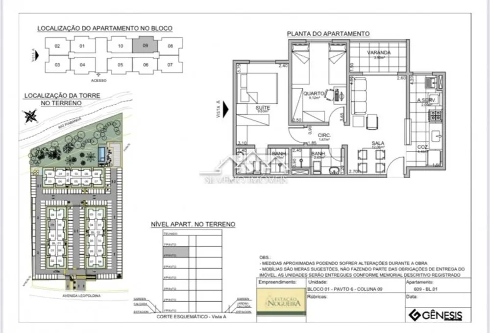 Apartamento, 2 quartos, 60 m² - Foto 3