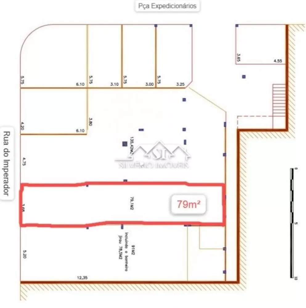 Loja-Salão, 79 m² - Foto 3