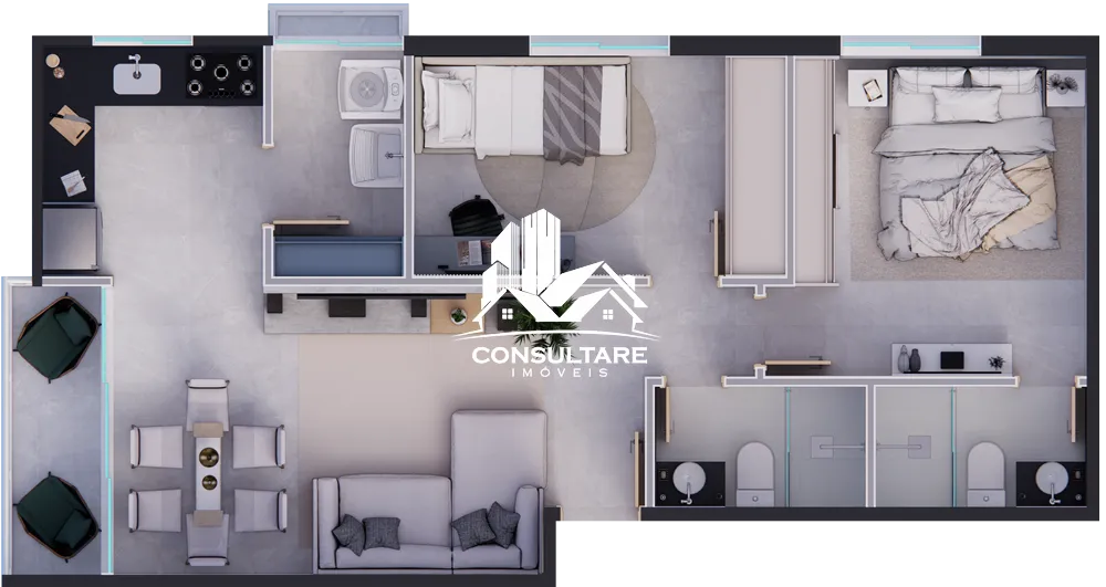 Apartamento, 1 quarto, 33 m² - Foto 4