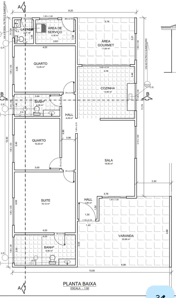 Casa, 3 quartos - Foto 14