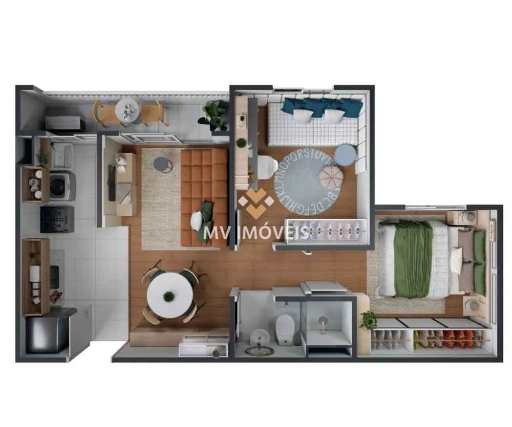 Apartamento, 2 quartos, 43 m² - Foto 11