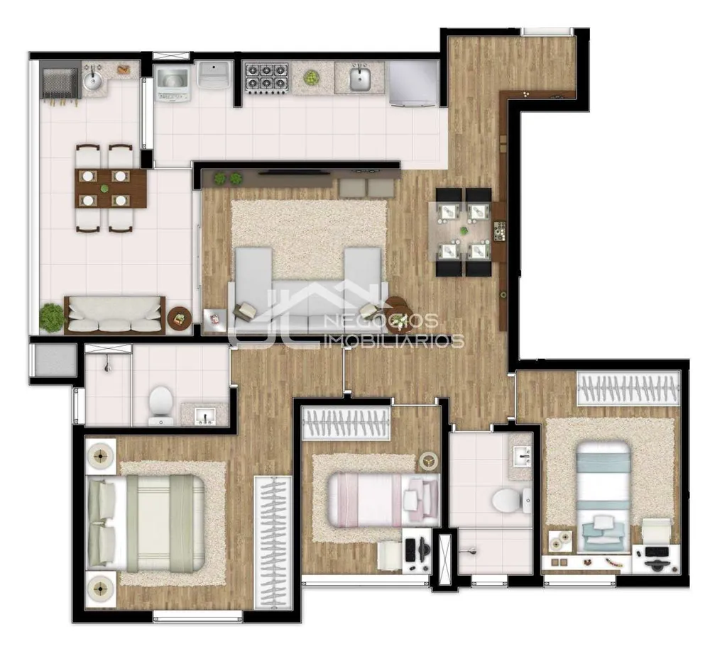 Apartamento, 3 quartos, 66 m² - Foto 10