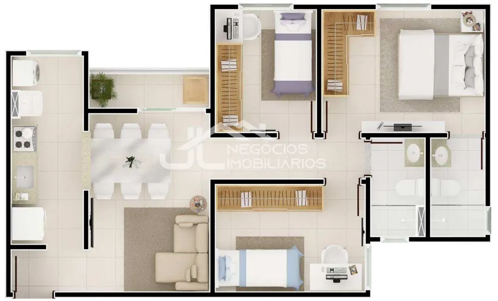 Apartamento, 3 quartos, 62 m² - Foto 15