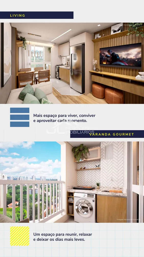 Apartamento, 2 quartos, 39 m² - Foto 2