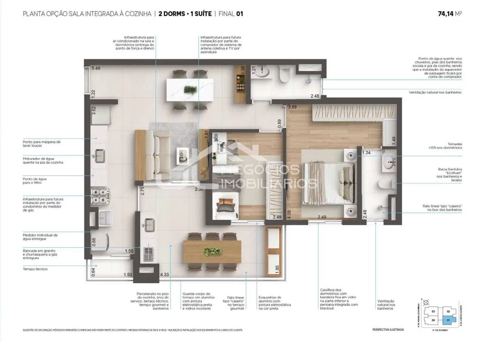 Apartamento, 3 quartos, 83 m² - Foto 15