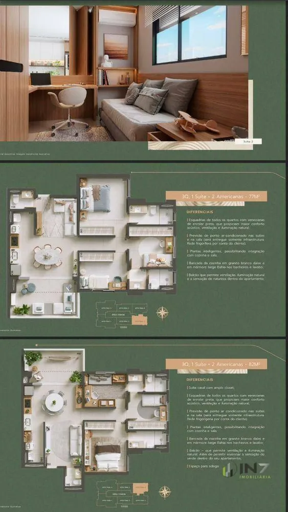 Apartamento, 3 quartos, 119 m² - Foto 2