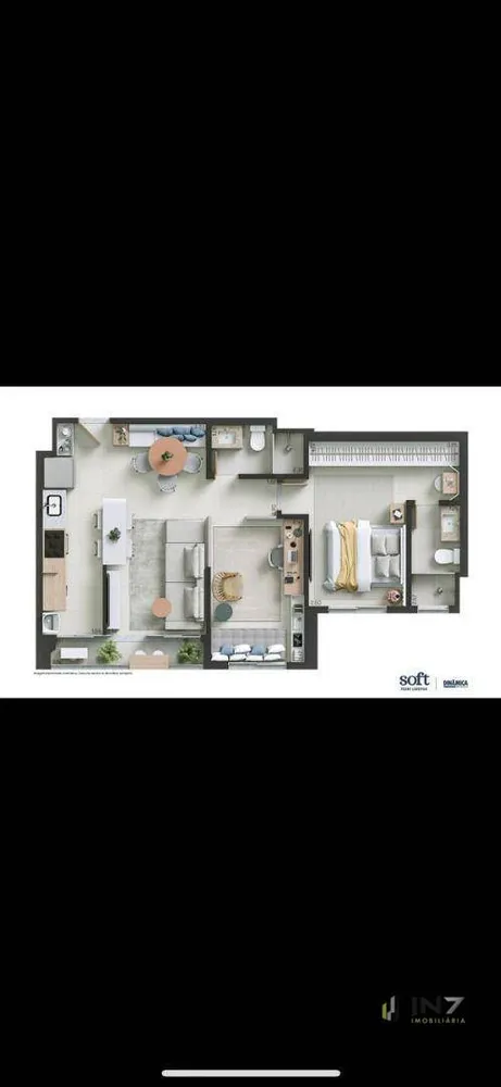 Apartamento, 2 quartos, 62 m² - Foto 1