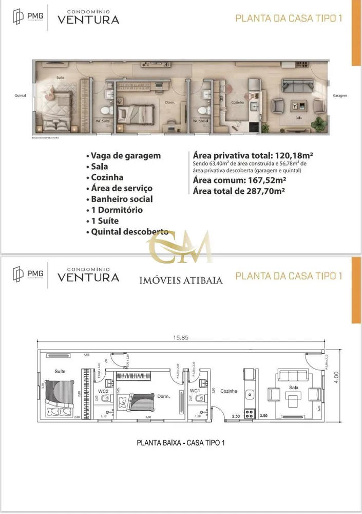 Casa, 2 quartos, 120 m² - Foto 8