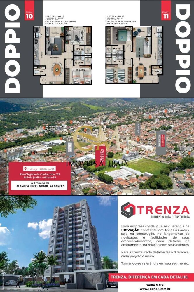 Apartamento à venda com 1 quarto, 69m² - Foto 1