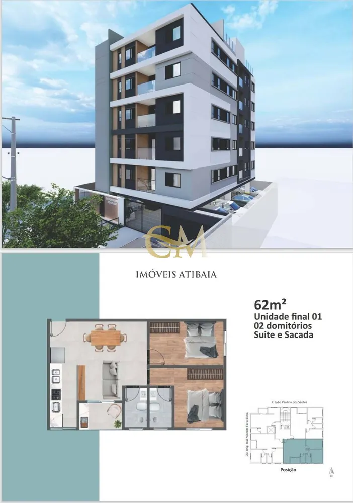Apartamento, 2 quartos, 62 m² - Foto 3