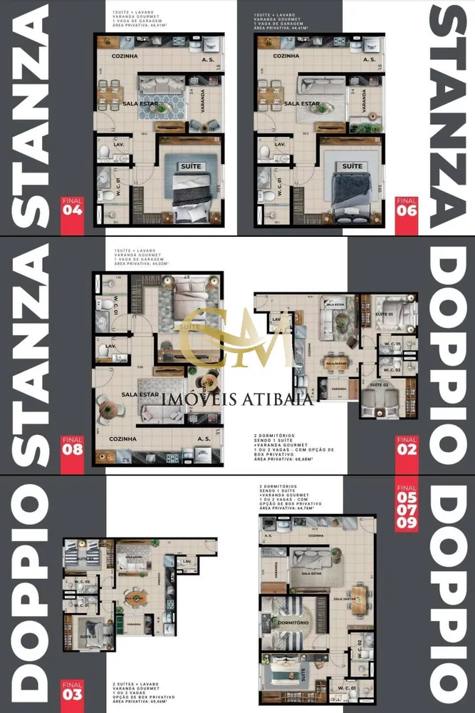Apartamento, 1 quarto, 69 m² - Foto 2