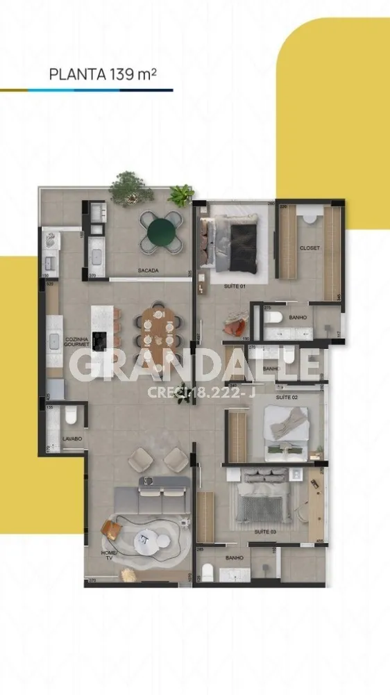 Apartamento, 3 quartos, 136 m² - Foto 13