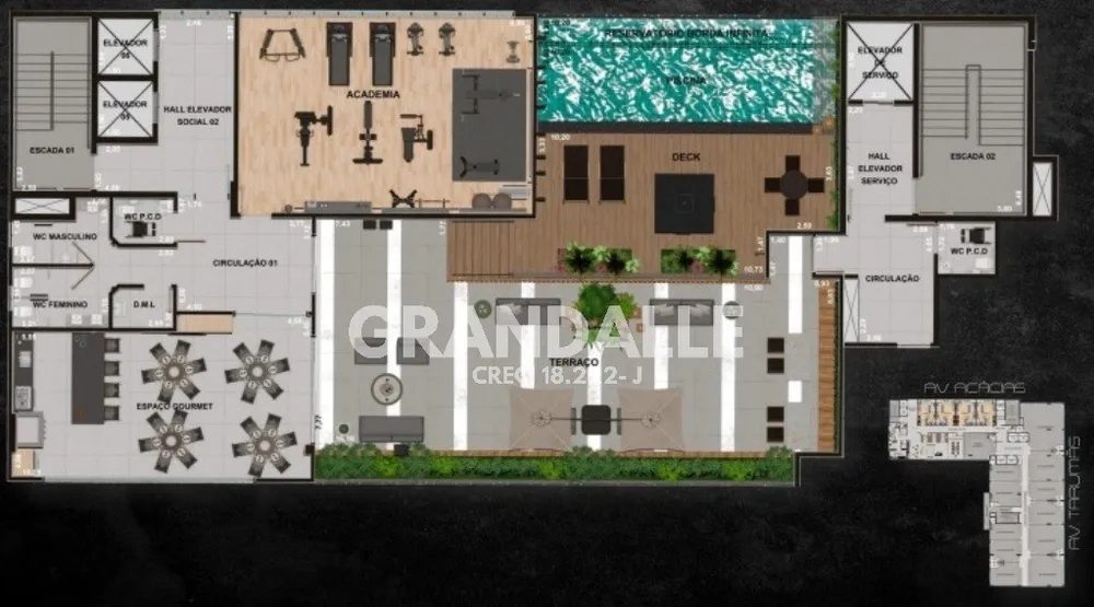 Sala-Conjunto, 40 m² - Foto 7