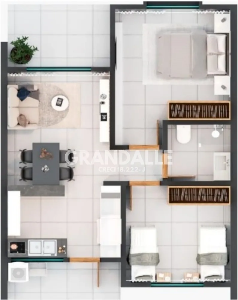 Casa, 2 quartos - Foto 2