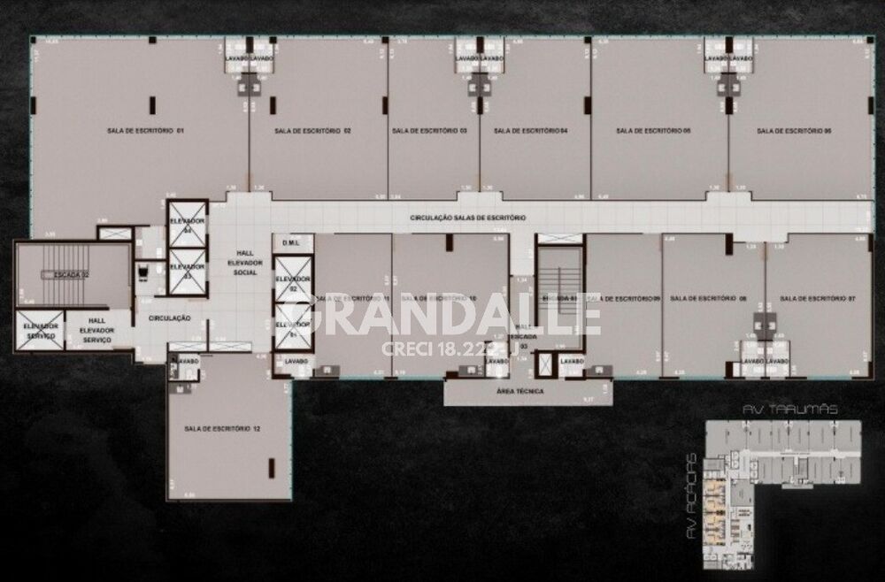 Sala-Conjunto, 596 m² - Foto 10