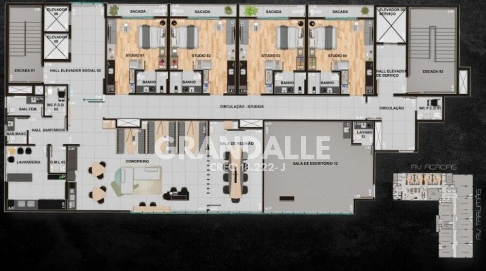 Sala-Conjunto, 596 m² - Foto 7