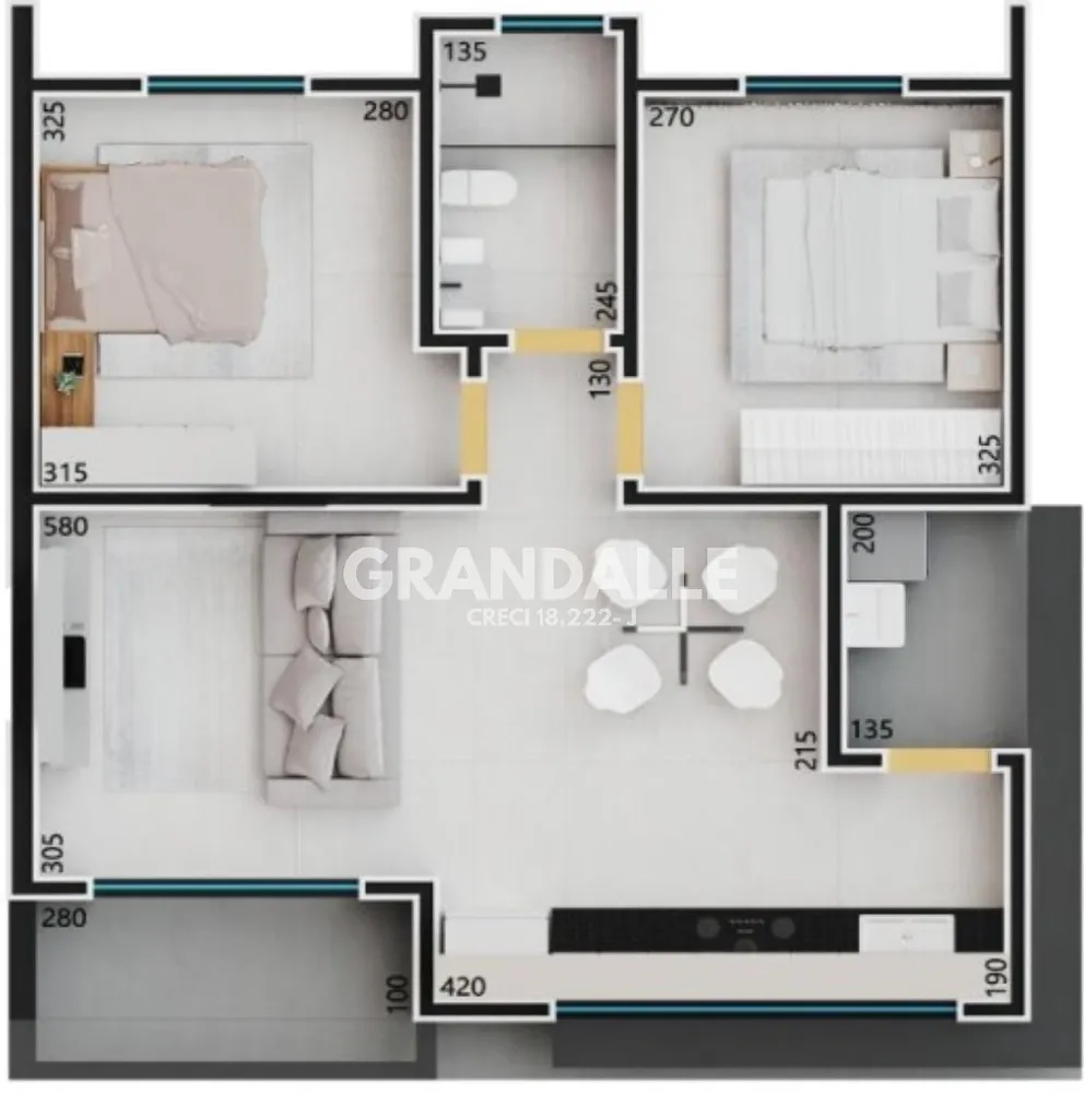 Casa, 2 quartos - Foto 2