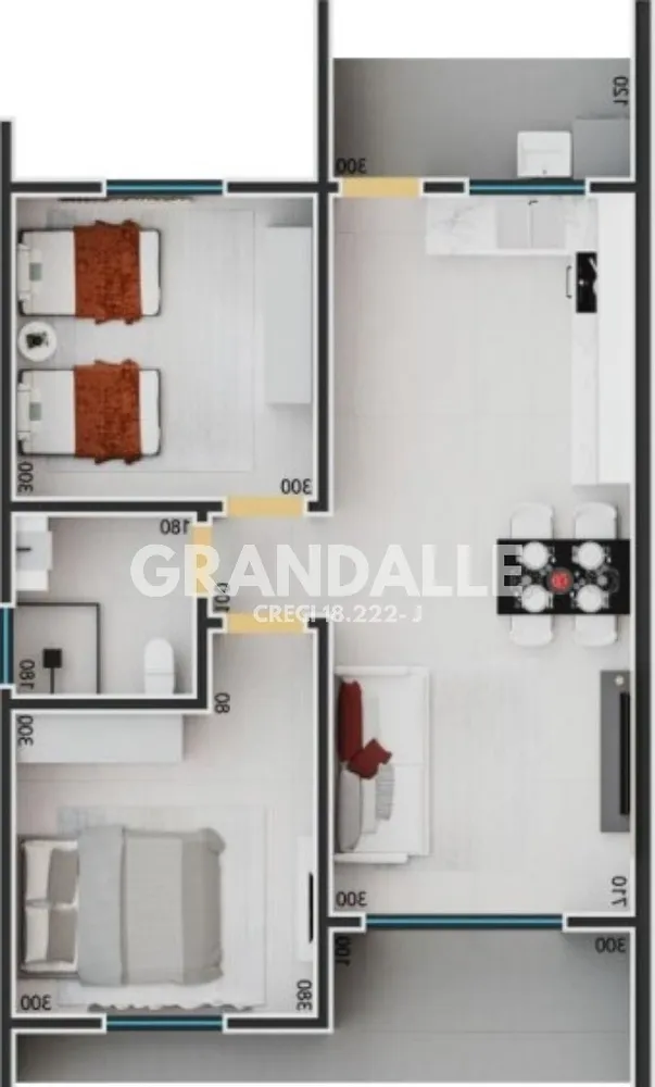 Casa, 2 quartos - Foto 2