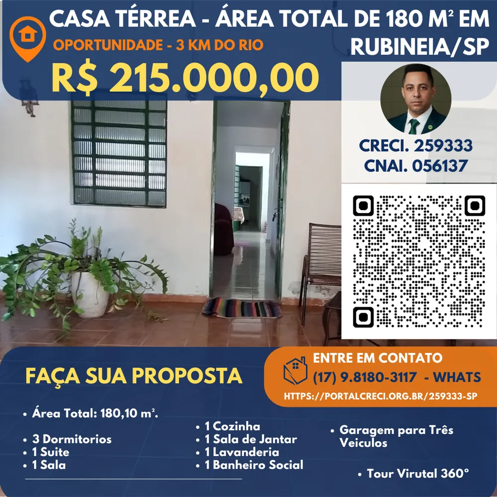 Casa, 3 quartos, 165 m² - Foto 1