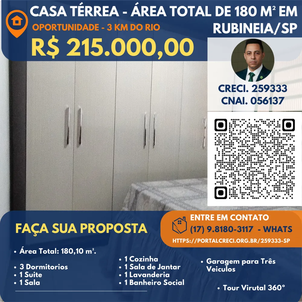 Casa, 3 quartos, 165 m² - Foto 8