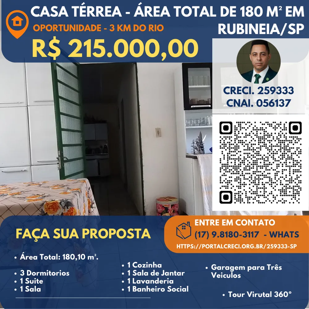 Casa, 3 quartos, 165 m² - Foto 2