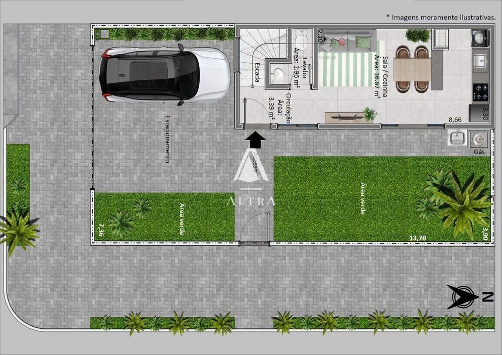 Casa, 2 quartos, 84 m² - Foto 8