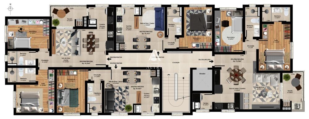 Apartamento, 1 quarto, 50 m² - Foto 2