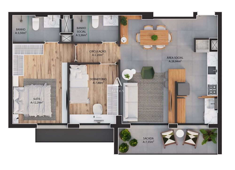 Apartamento, 2 quartos, 71 m² - Foto 13