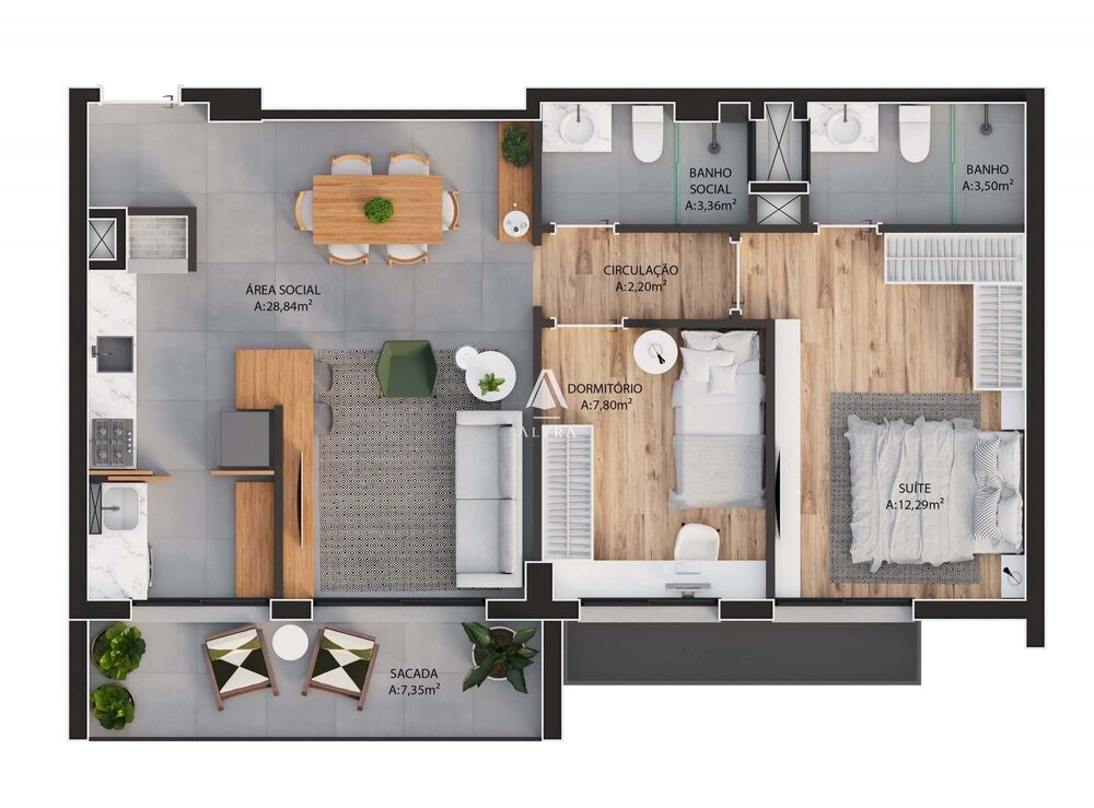 Apartamento, 2 quartos, 71 m² - Foto 17