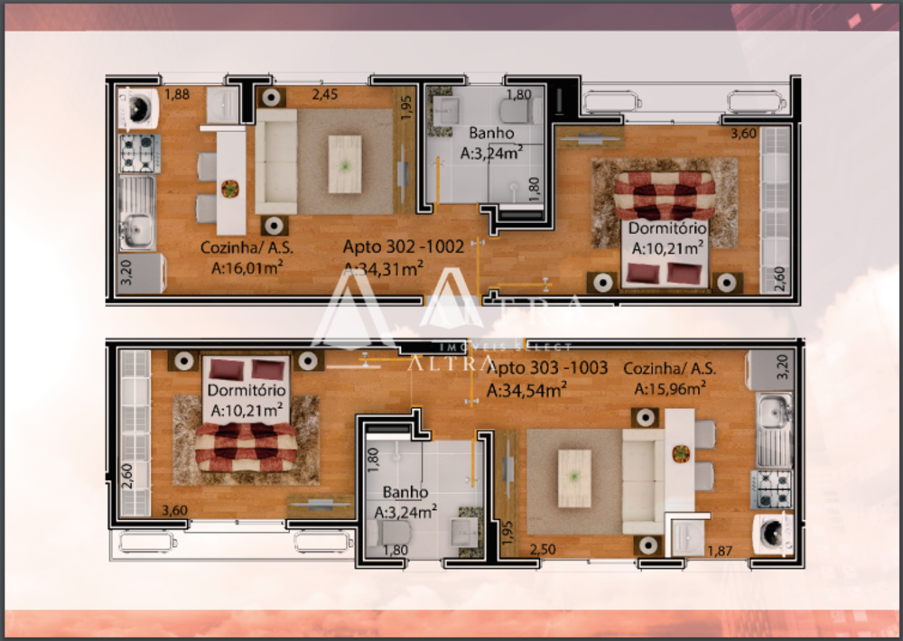 Apartamento, 1 quarto, 34 m² - Foto 6