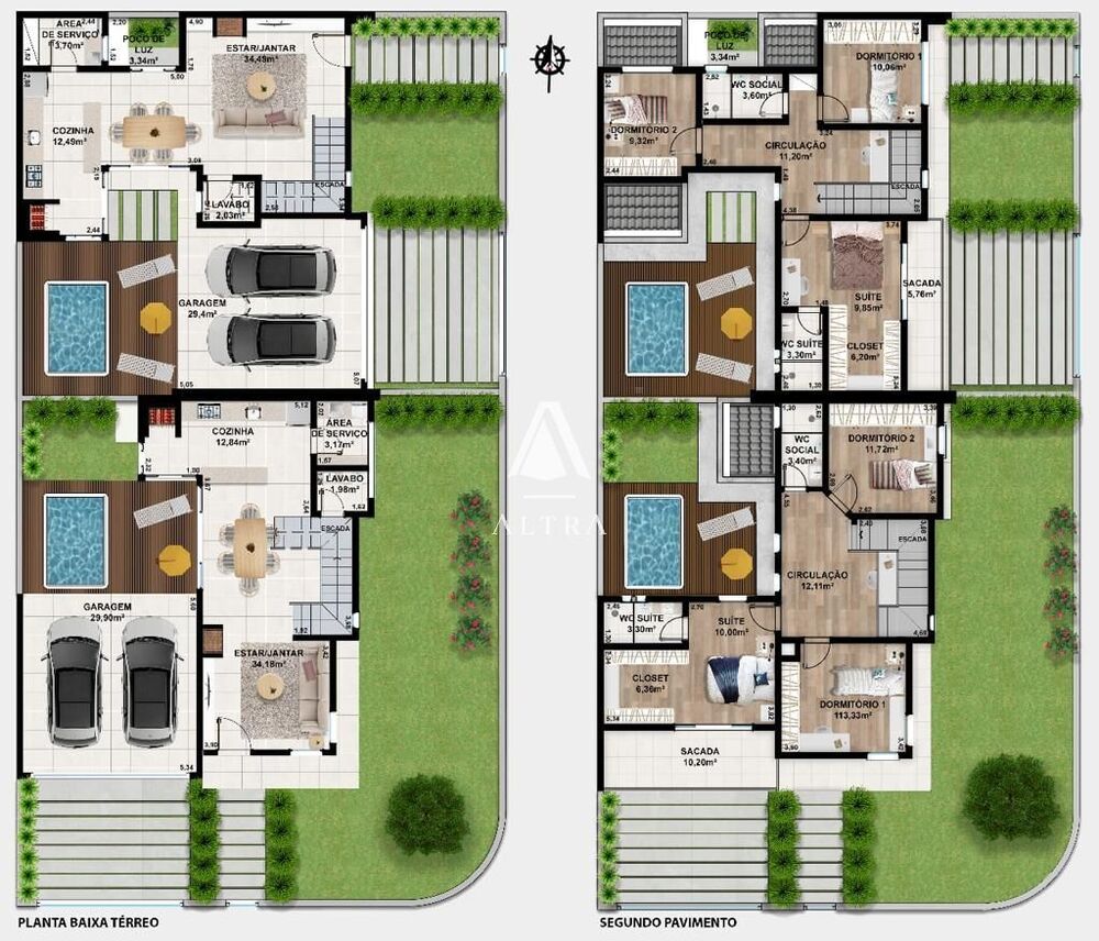 Casa, 3 quartos, 162 m² - Foto 2