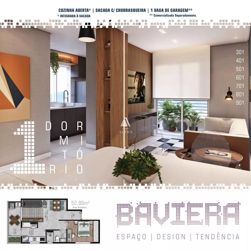 Apartamento, 1 quarto, 52 m² - Foto 13