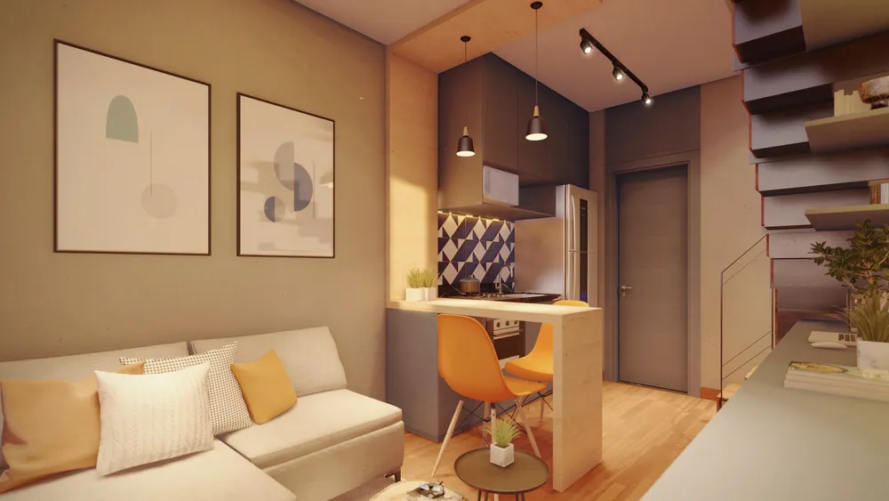Kitnet-Studio, 29 m² - Foto 1