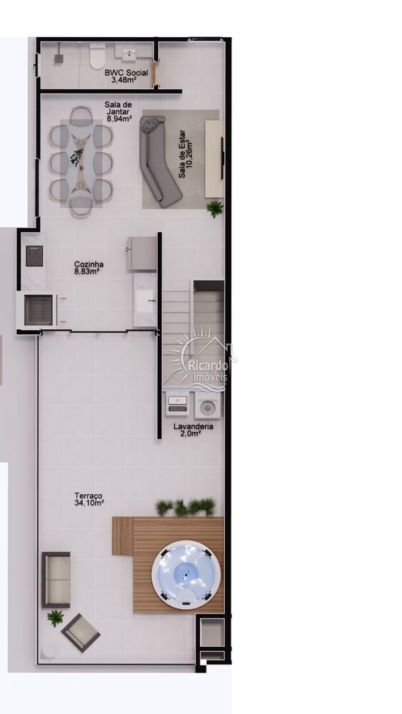 Apartamento, 2 quartos, 100 m² - Foto 4