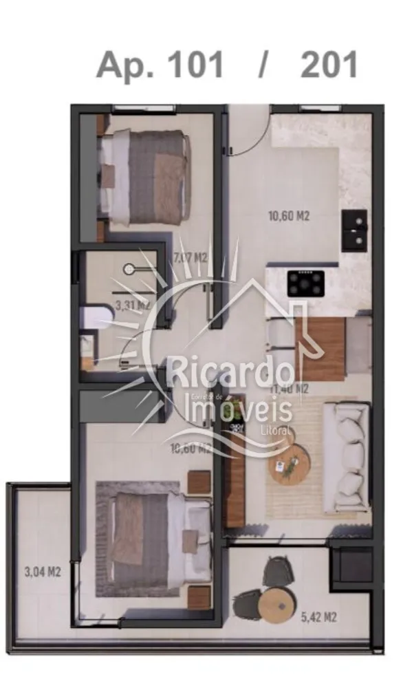 Apartamento, 2 quartos, 49 m² - Foto 11