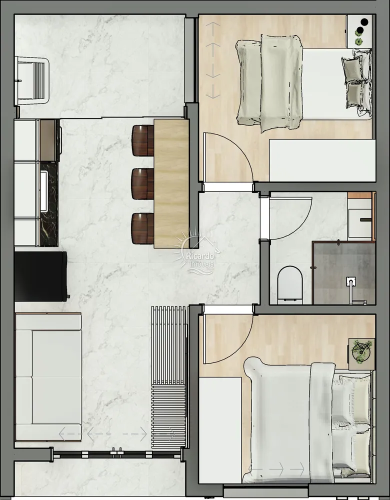 Casa, 2 quartos - Foto 5