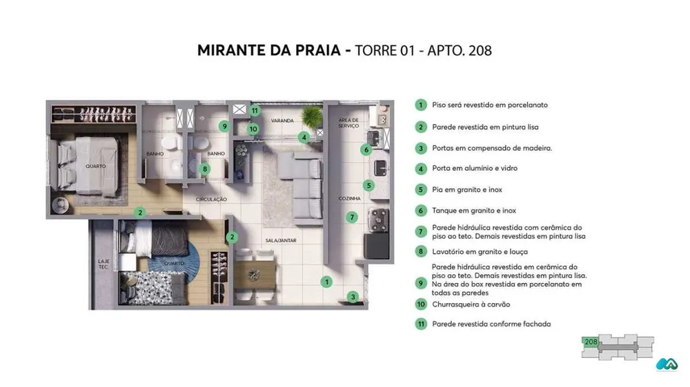 Apartamento, 2 quartos, 55 m² - Foto 4