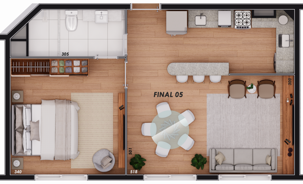 Loja-Salão, 82 m² - Foto 2