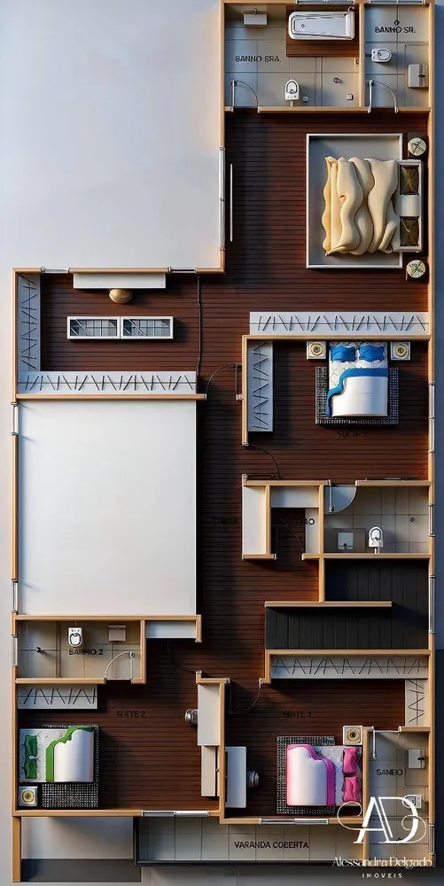 Casa de Condomínio, 4 quartos - Foto 4