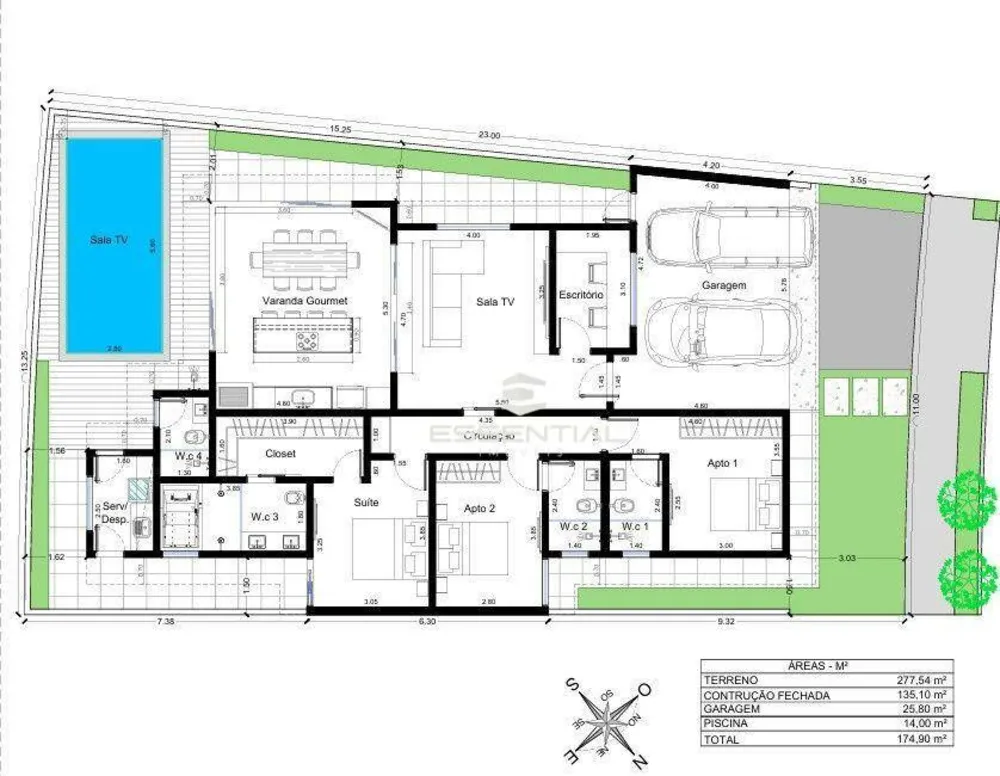 Casa de Condomínio, 3 quartos - Foto 4