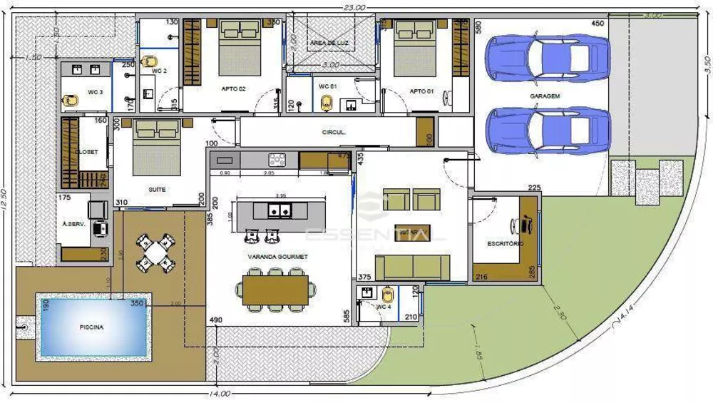 Casa de Condomínio à venda com 3 quartos, 160m² - Foto 2