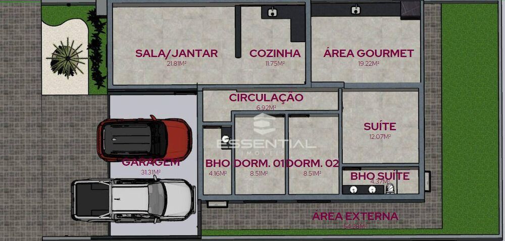 Casa, 3 quartos, 138 m² - Foto 2
