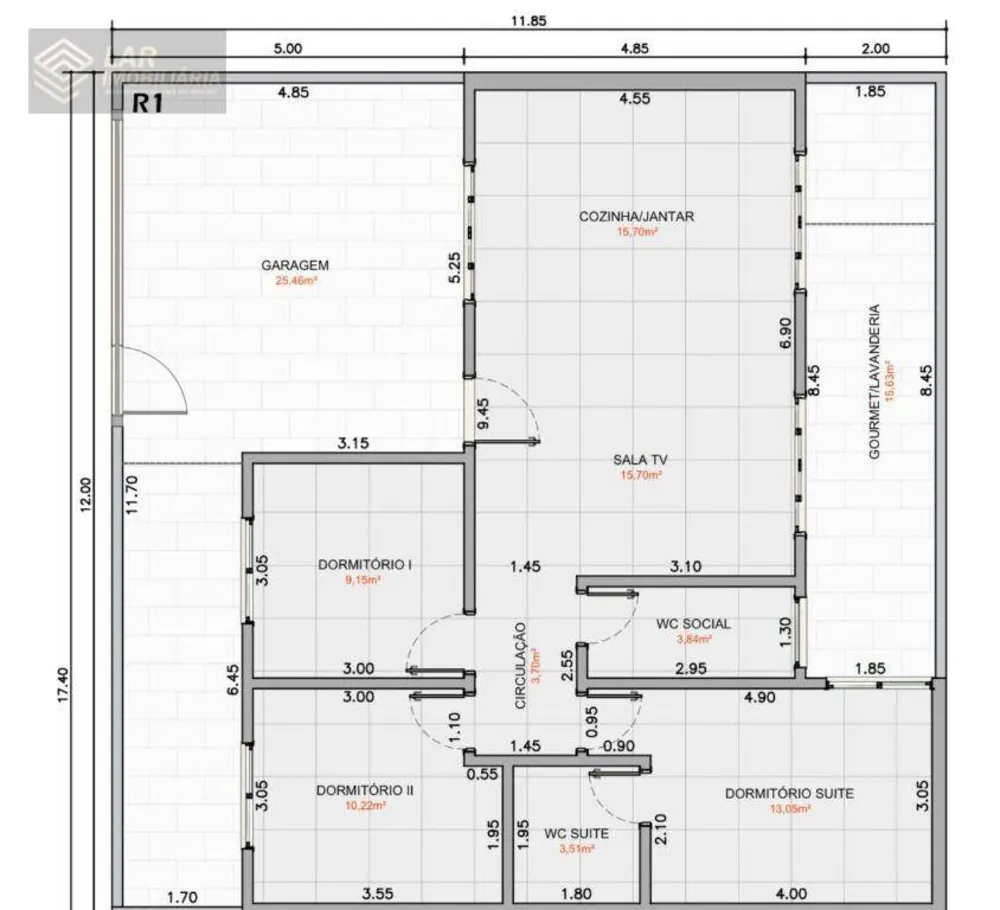 Casa, 3 quartos, 86 m² - Foto 2