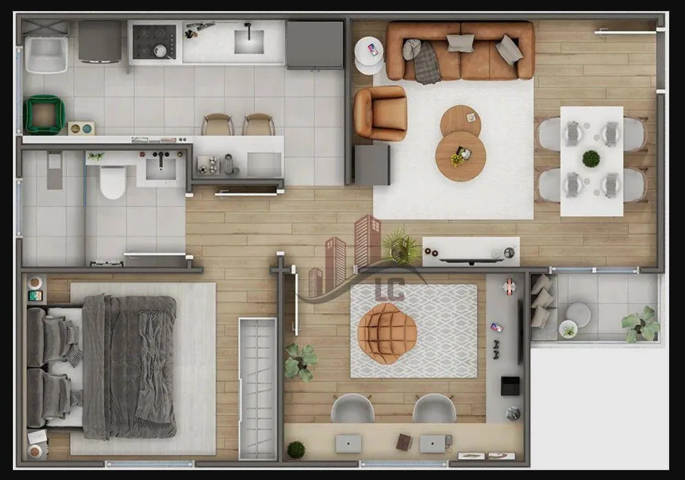 Apartamento, 2 quartos, 49 m² - Foto 6