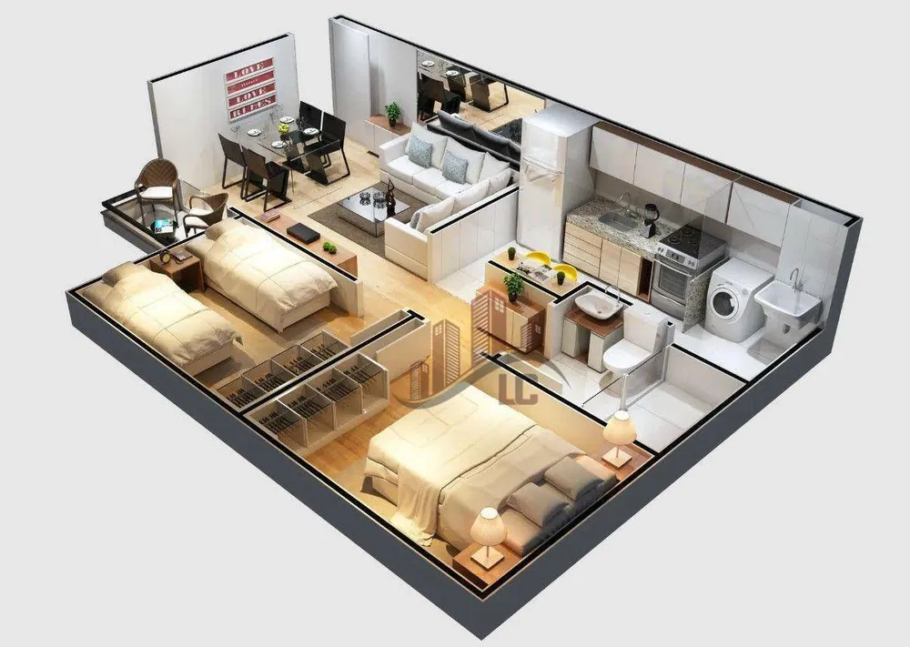 Apartamento, 2 quartos, 49 m² - Foto 5
