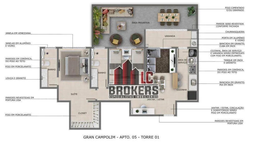 Apartamento, 2 quartos, 59 m² - Foto 14